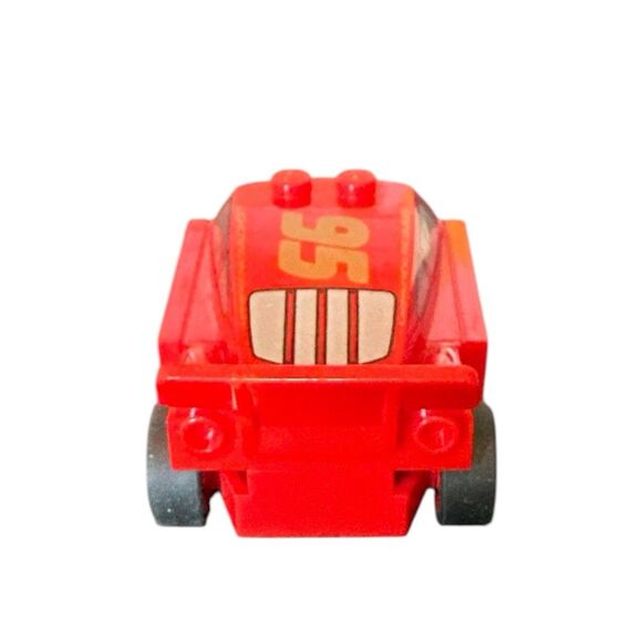 Lego Crs011 Lightning McQueen Red 'RUSTEZE Disney Cars Parts & Pieces - Picture 4 of 5
